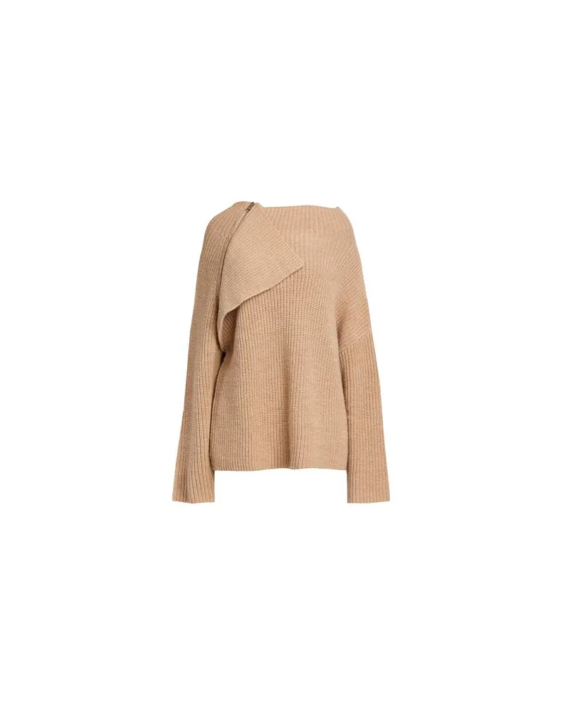 Liu Jo STRICKWAREN - Rollkragenpulloverauf YOOX.COM Beige
