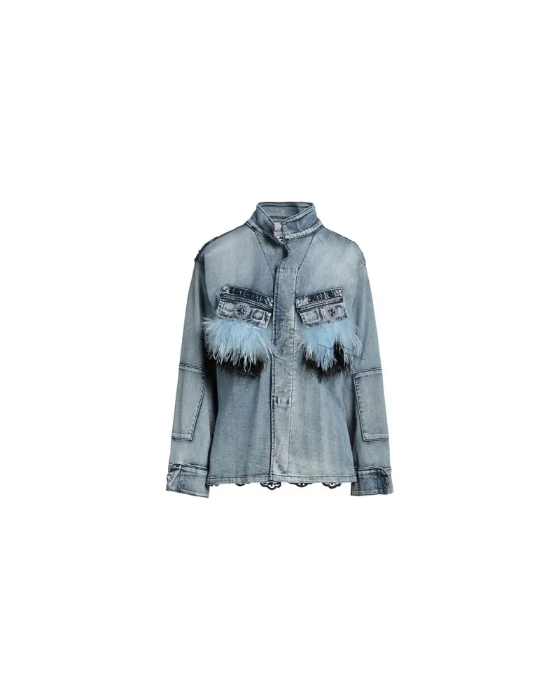 No Secrets JACKEN & MÄNTEL - Jeansjacken/Mäntelauf YOOX.COM Blau
