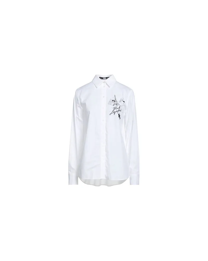 Karl Lagerfeld TOPS - Hemdenauf YOOX.COM Weiß