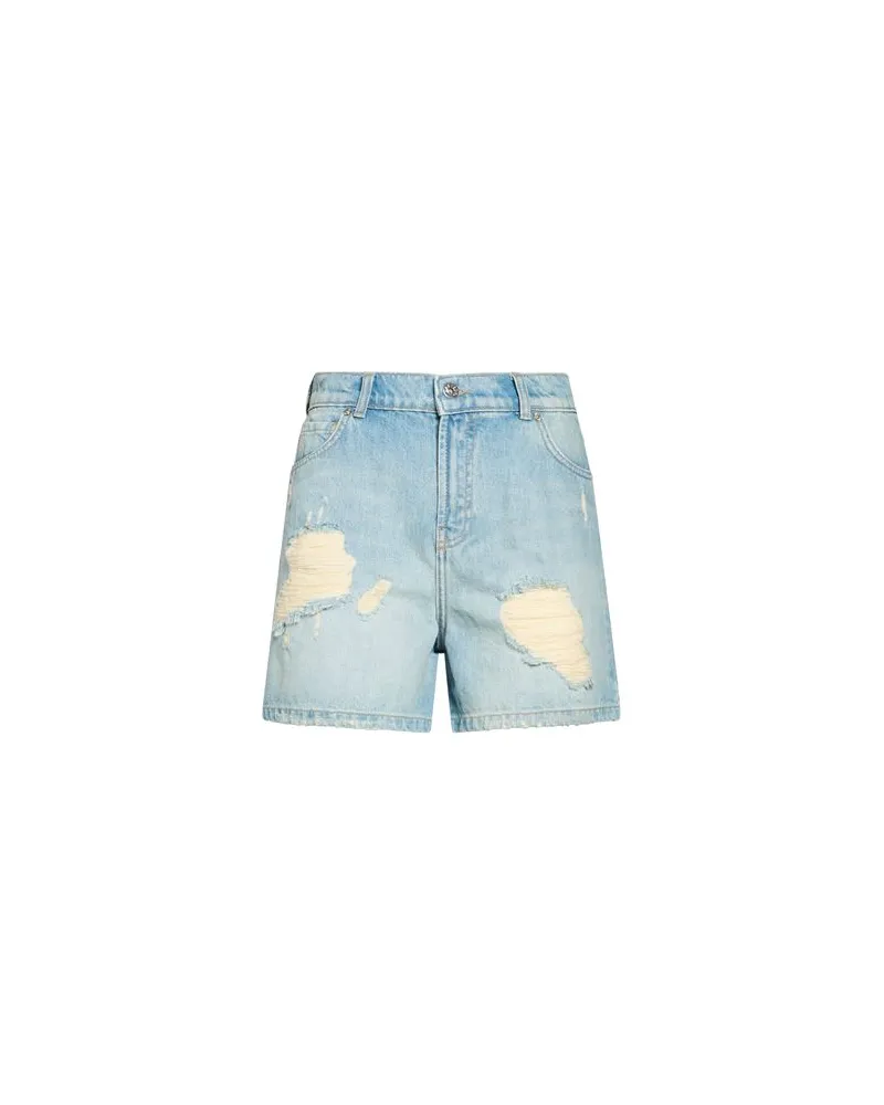 HALFBOY HOSEN & RÖCKE - Jeansshortsauf YOOX.COM Blau