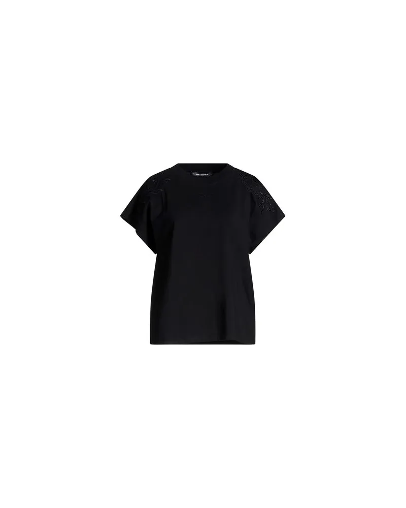 Karl Lagerfeld TOPS - T-shirtsauf YOOX.COM Schwarz