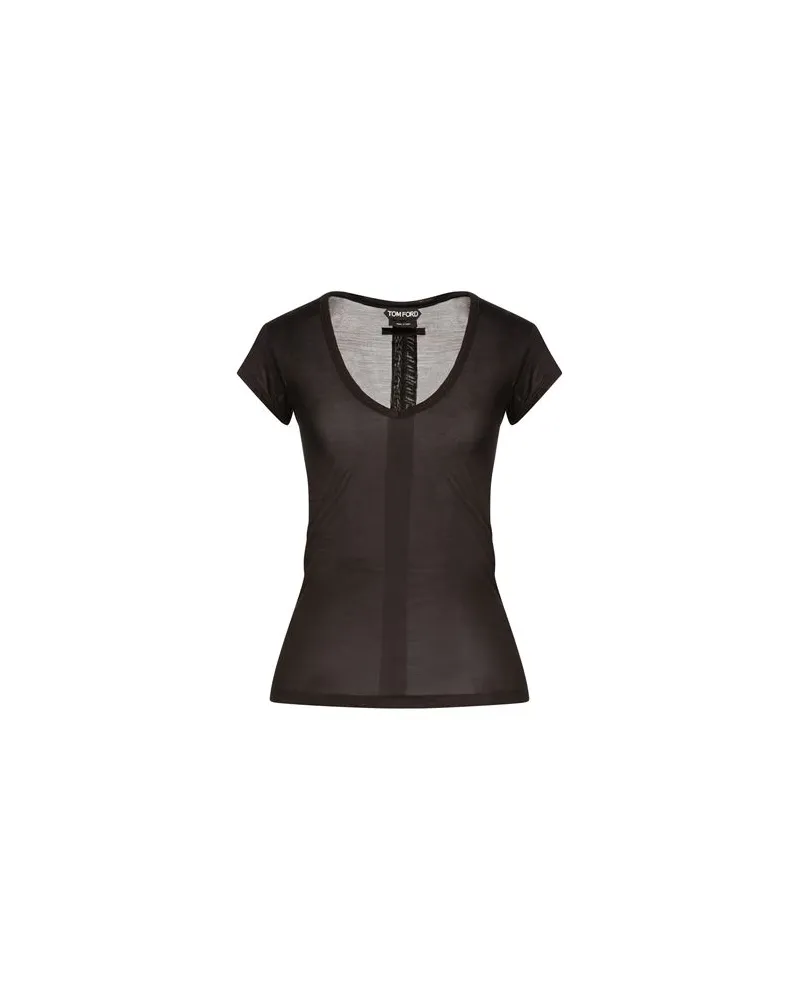 Tom Ford TOPS - T-shirtsauf YOOX.COM Schwarz