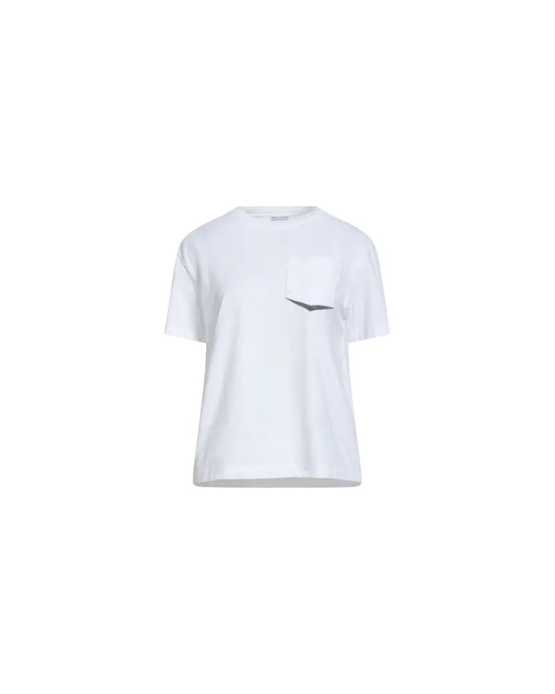 Brunello Cucinelli TOPS - T-shirtsauf YOOX.COM Weiß