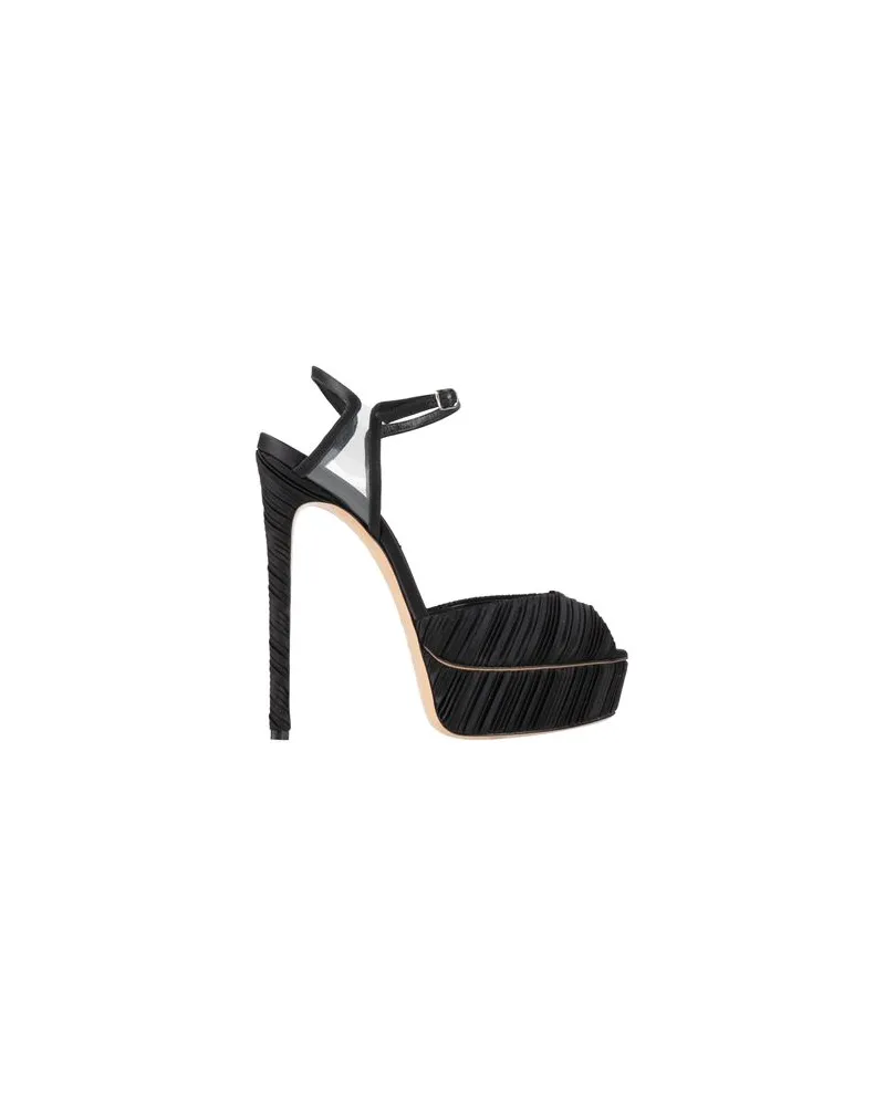 Casadei SCHUHE - Sandalenauf YOOX.COM Schwarz