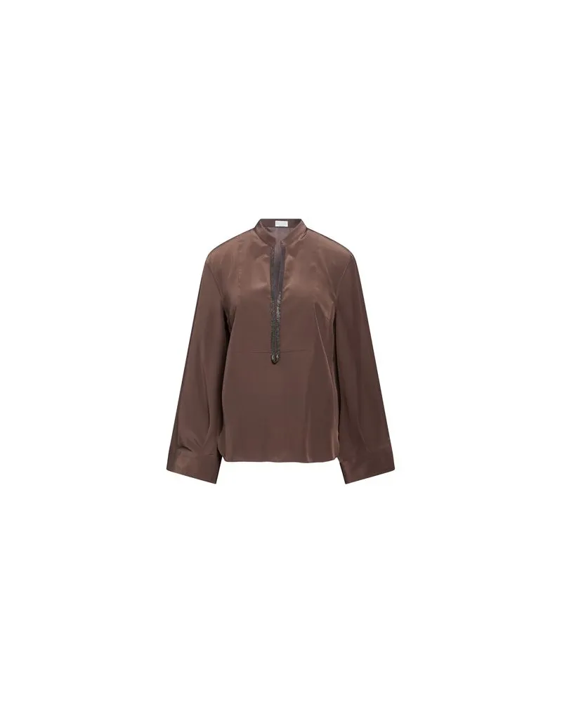 Brunello Cucinelli TOPS - Topsauf YOOX.COM Schokobraun