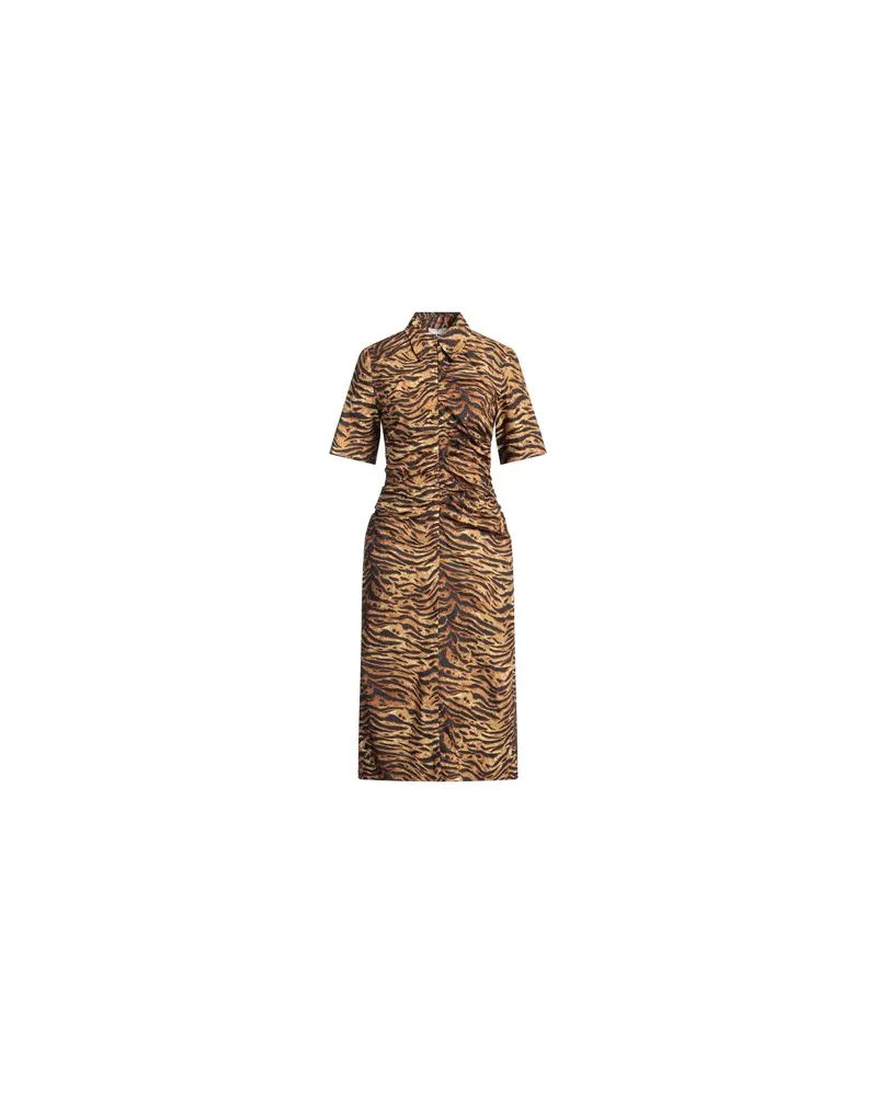 Ganni KLEIDER - Midi-Kleiderauf YOOX.COM Sand