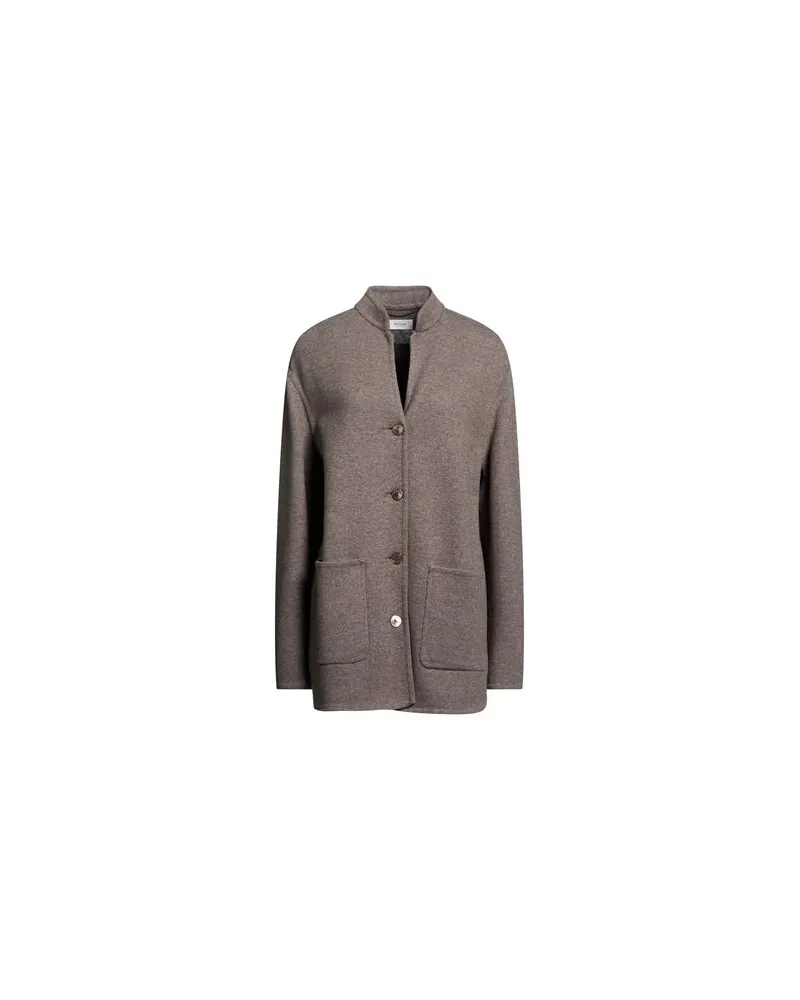AGNONA STRICKWAREN - Strickjackenauf YOOX.COM Khaki