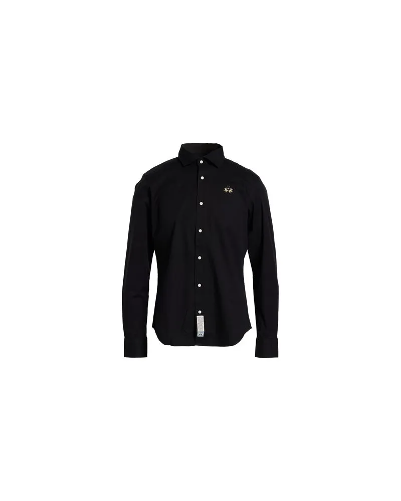 La Martina TOPS - Hemdenauf YOOX.COM Schwarz