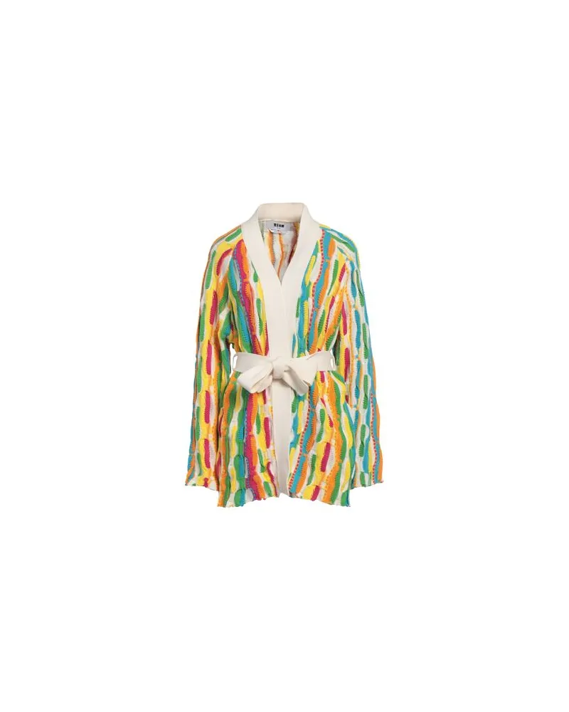MSGM STRICKWAREN - Strickjackenauf YOOX.COM Weiß