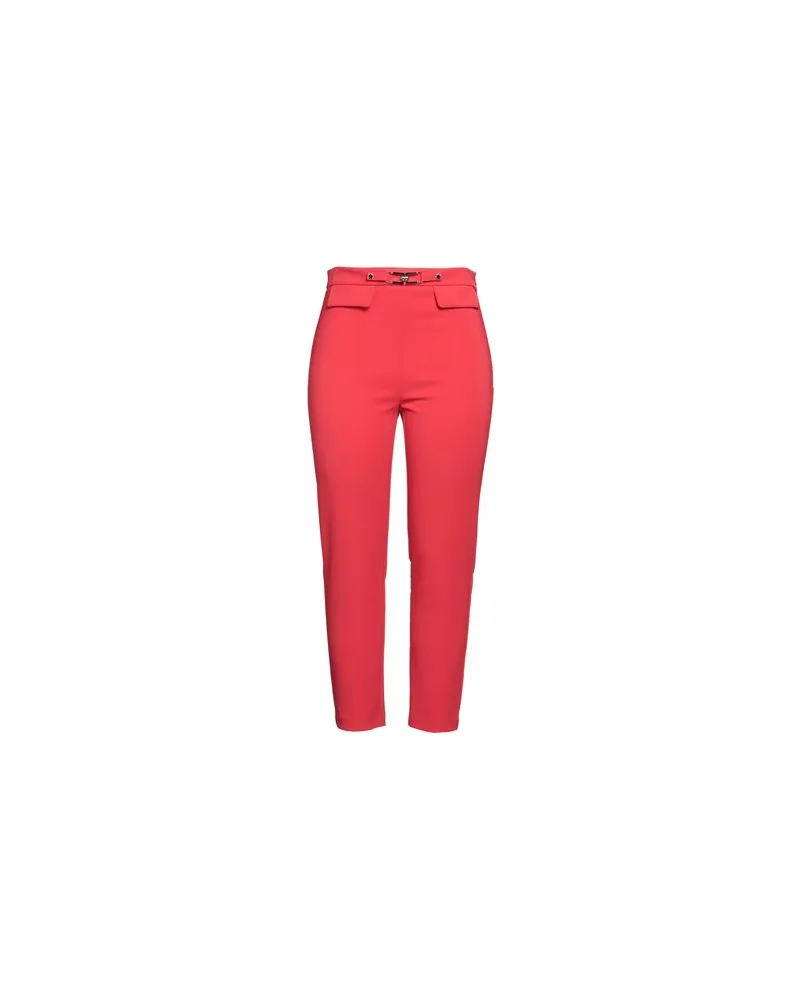 Elisabetta Franchi HOSEN & RÖCKE - Hosenauf YOOX.COM Rot