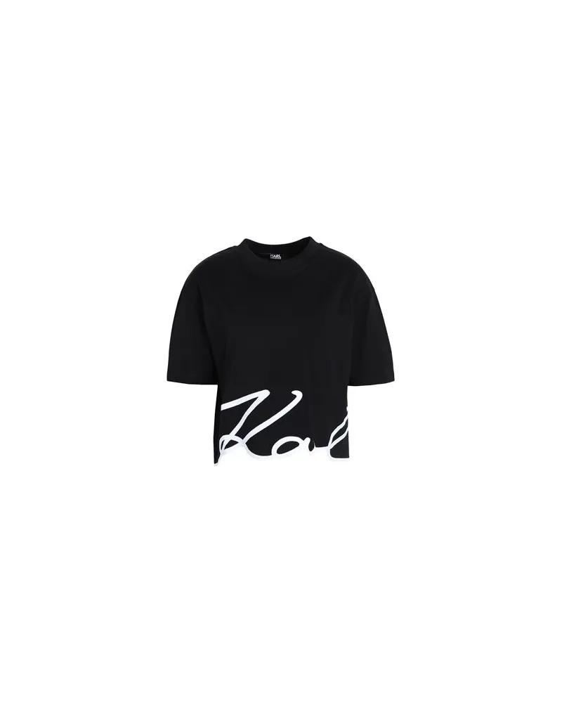 Karl Lagerfeld TOPS - T-shirtsauf YOOX.COM Schwarz