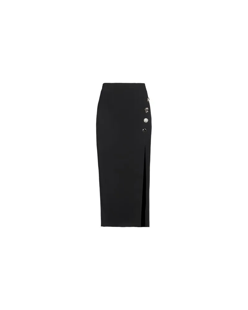 Self-Portrait HOSEN & RÖCKE - Midi-Röckeauf YOOX.COM Schwarz