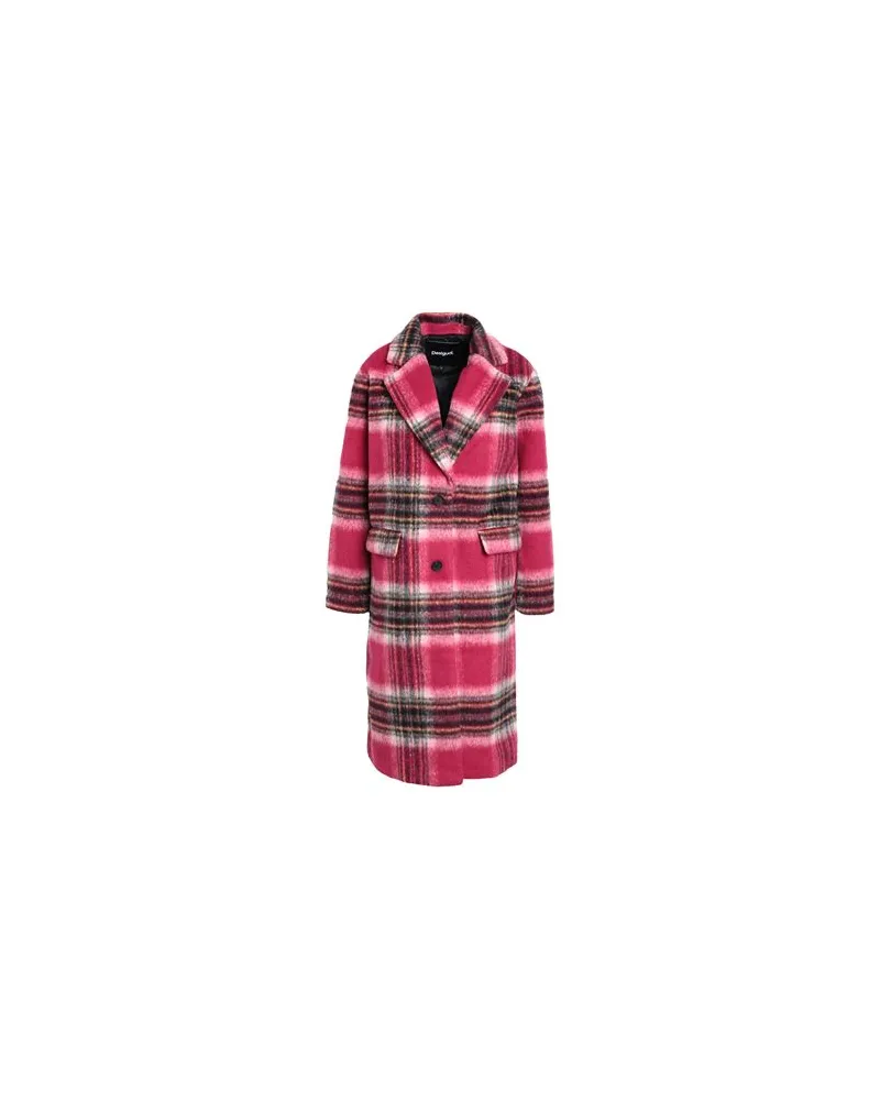 Desigual JACKEN & MÄNTEL - Mäntelauf YOOX.COM Fuchsia