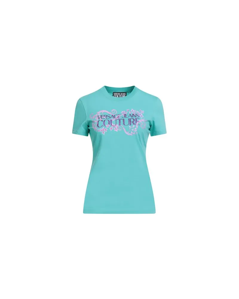 Versace Jeans TOPS - T-shirtsauf YOOX.COM Tūrkis