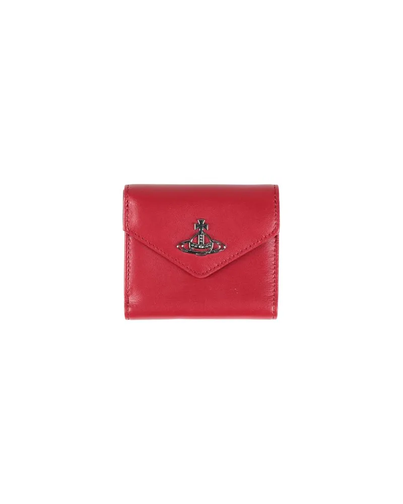 Vivienne Westwood Kleinlederwaren - Brieftaschenauf YOOX.COM Ziegelrot