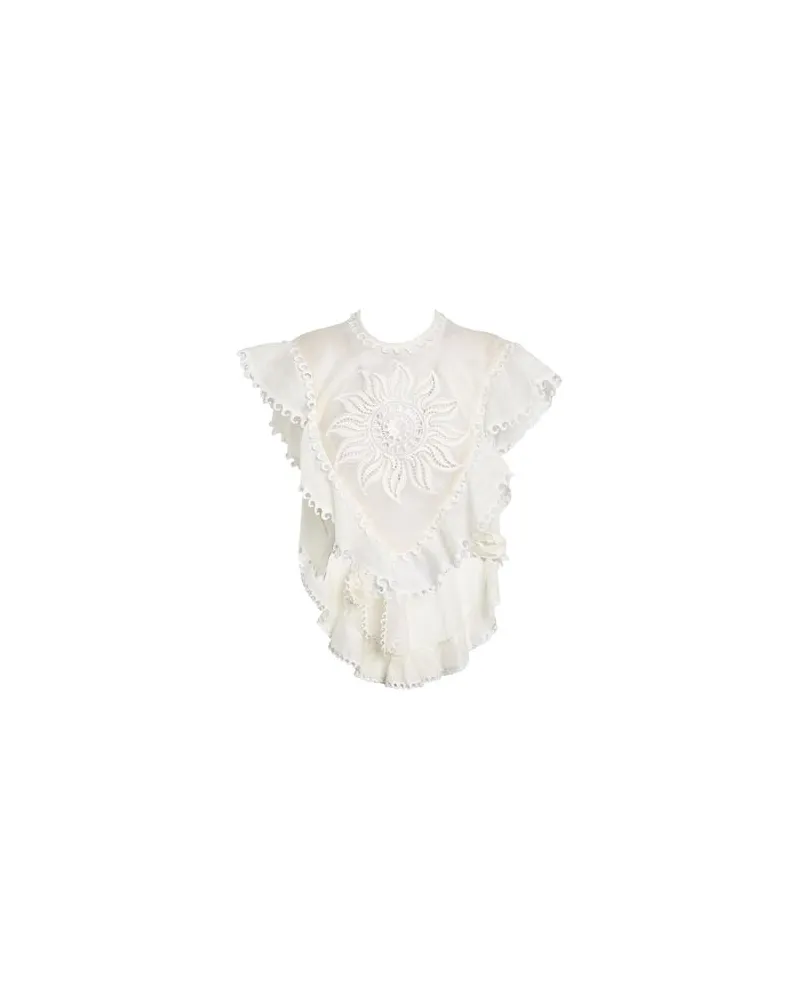 Zimmermann TOPS - Hemdenauf YOOX.COM Elfenbein