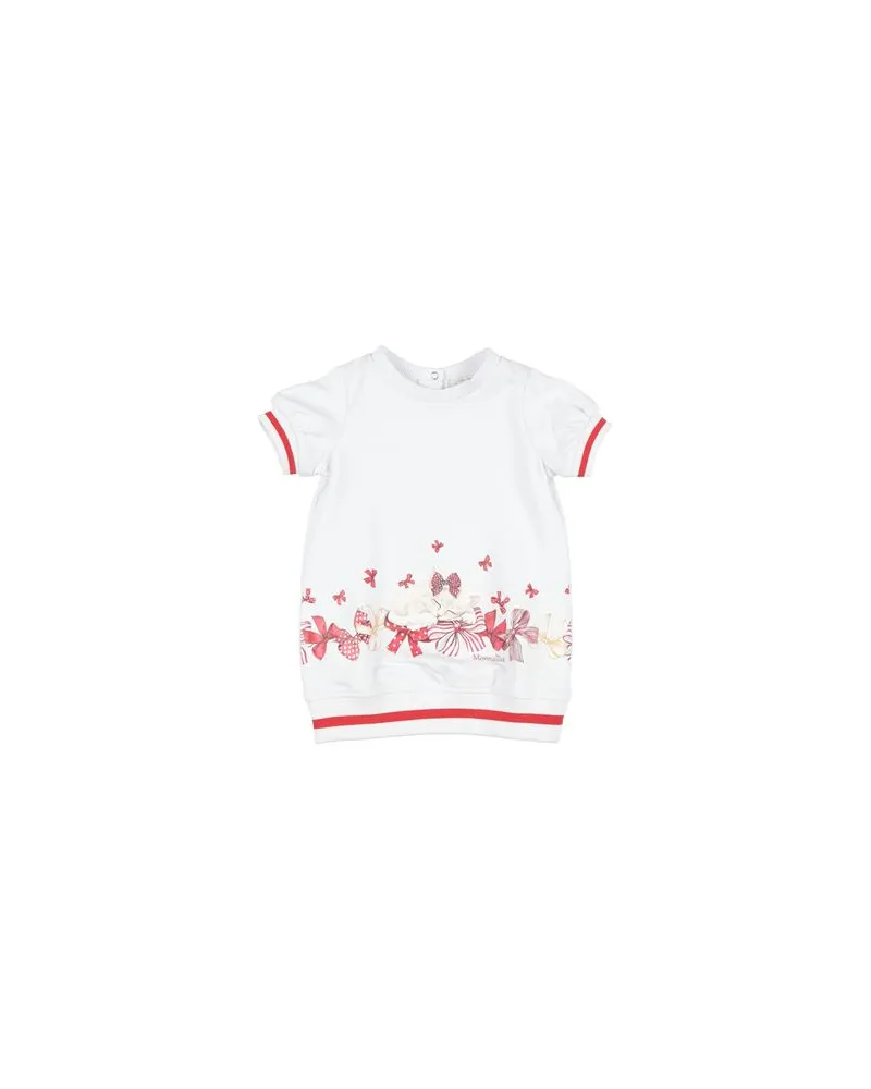 Monnalisa SPORTY DRESS FELPA COTONE  - NEUGEBORENE - Babykleiderauf YOOX.COM Weiß