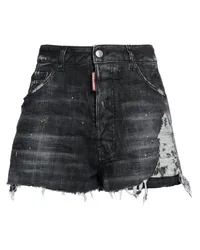 Dsquared2 Jeansshorts Schwarz