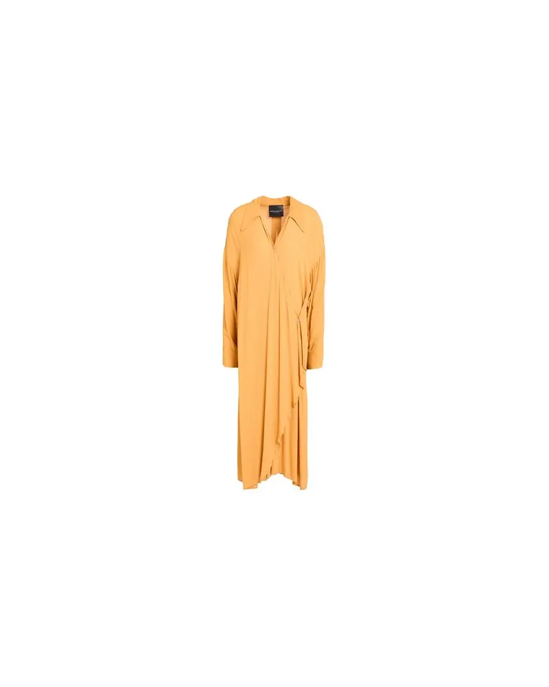Erika Cavallini KLEIDER - Midi-Kleiderauf YOOX.COM Senf
