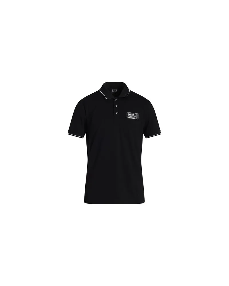 EA7 TOPS - Poloshirtsauf YOOX.COM Schwarz