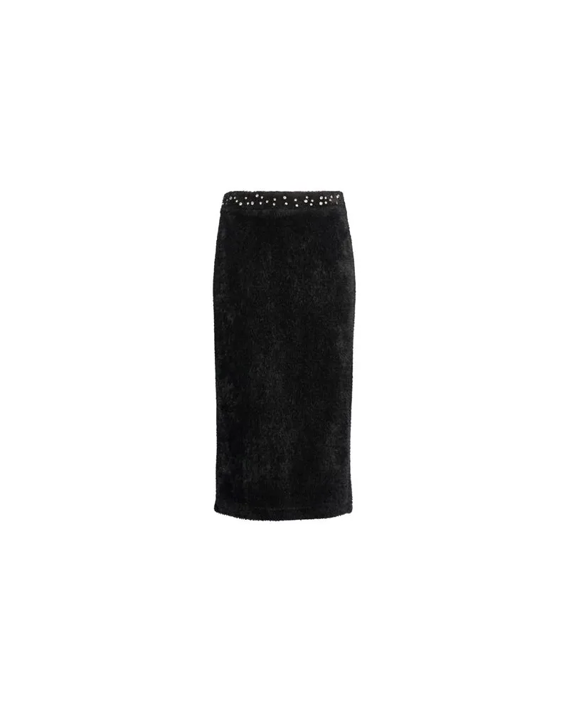 IMPERIAL HOSEN & RÖCKE - Midi-Röckeauf YOOX.COM Schwarz