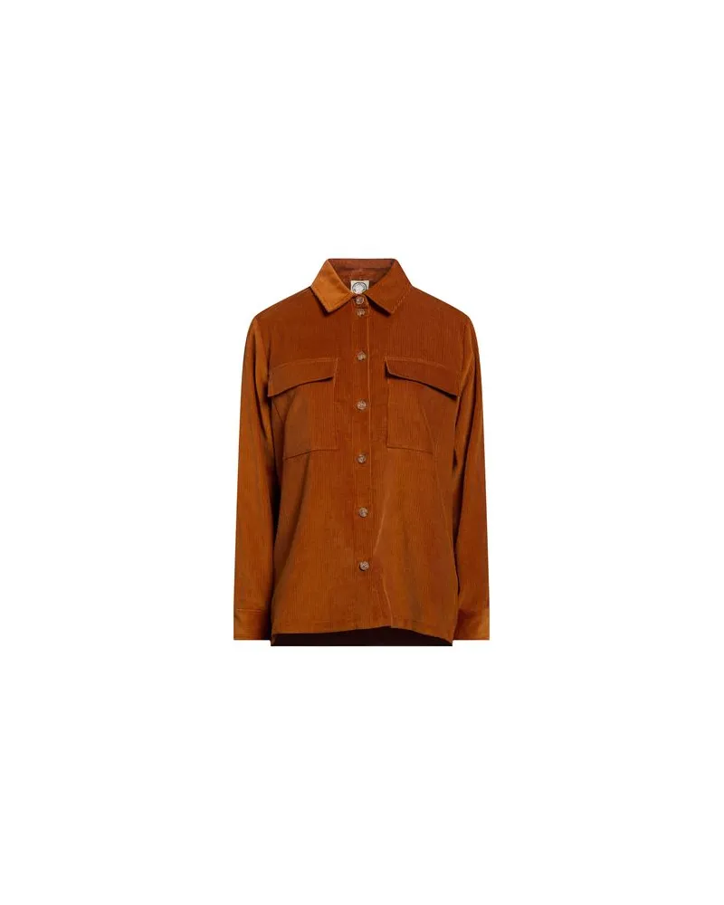 Inès de la Fressange TOPS - Hemdenauf YOOX.COM Braun