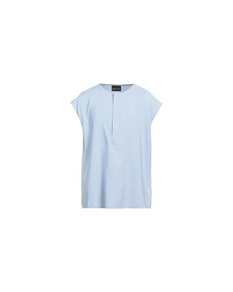 Emporio Armani TOPS - Hemdenauf YOOX.COM Himmelblau