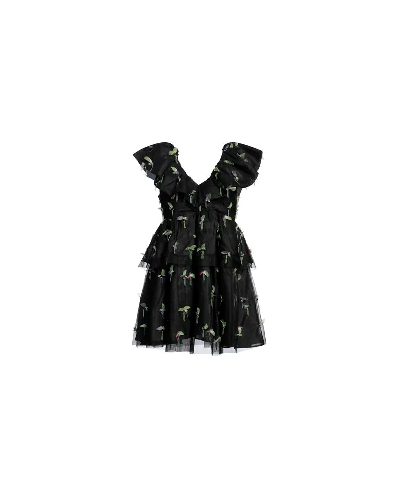 Ganni KLEIDER - Mini-Kleiderauf YOOX.COM Schwarz