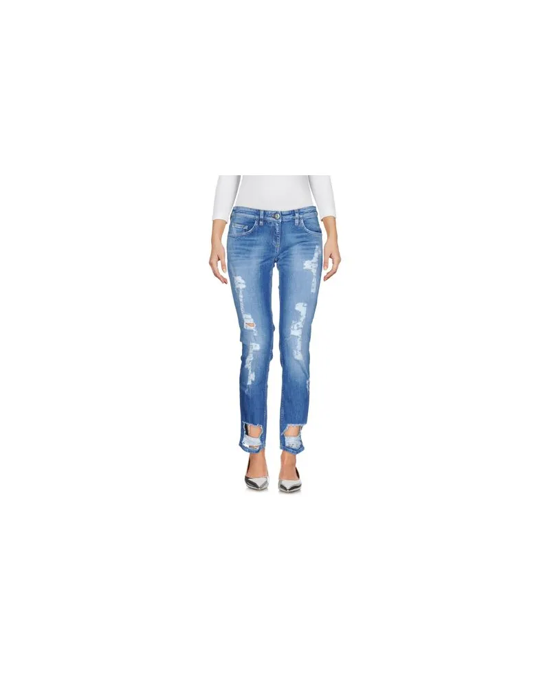 Elisabetta Franchi HOSEN & RÖCKE - Jeanshosenauf YOOX.COM Blau