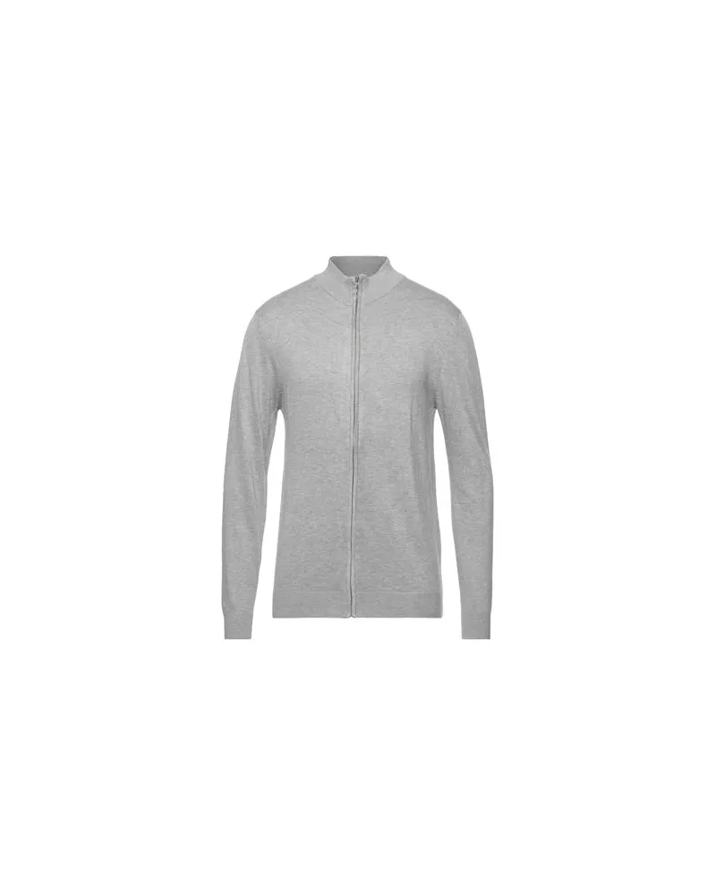 Alpha Studio STRICKWAREN - Strickjackenauf YOOX.COM Hellgrau