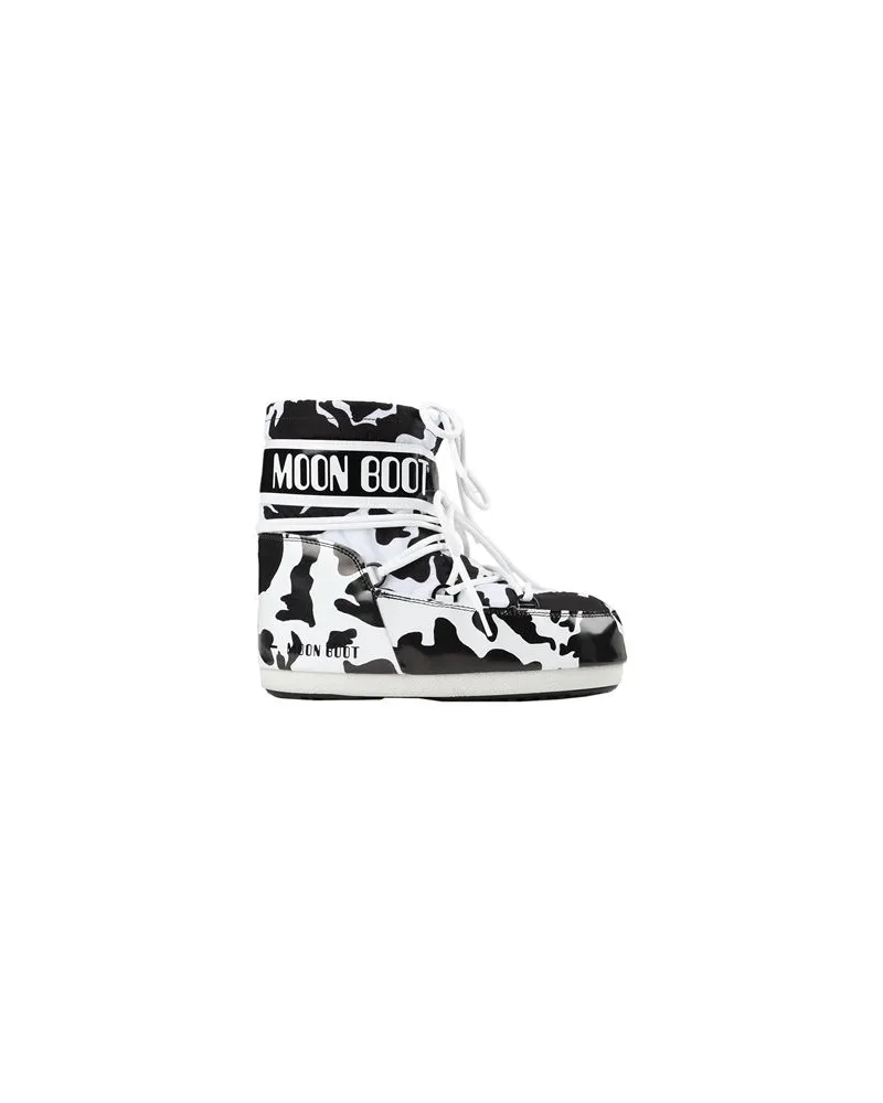 Moon Boot MARS COW PRINTED   - SCHUHE - Stiefelettenauf YOOX.COM Weiß