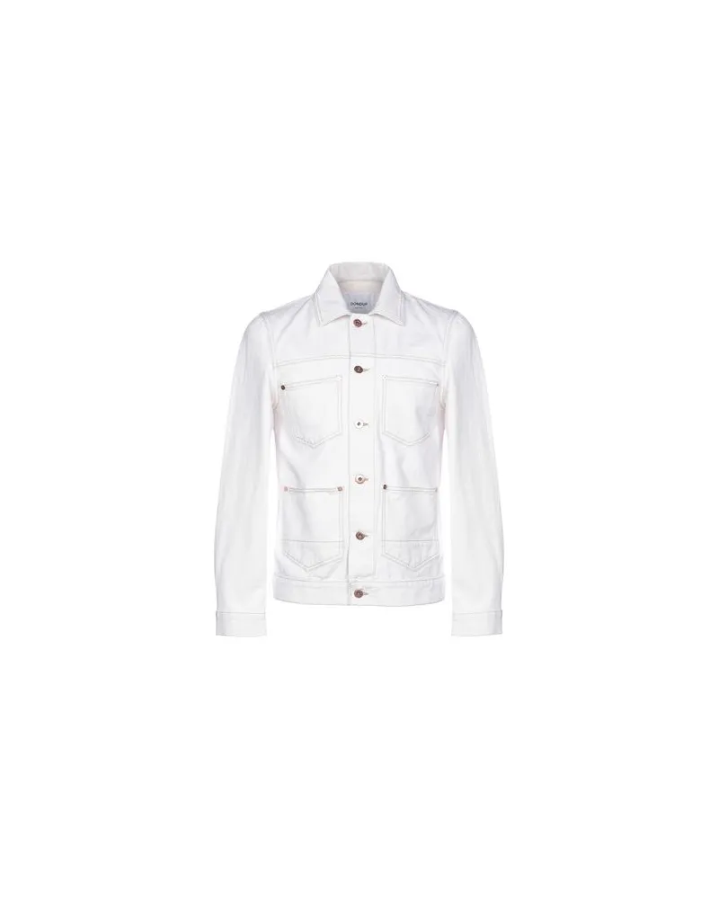 Dondup JACKEN & MÄNTEL - Jeansjacken/Mäntelauf YOOX.COM Elfenbein