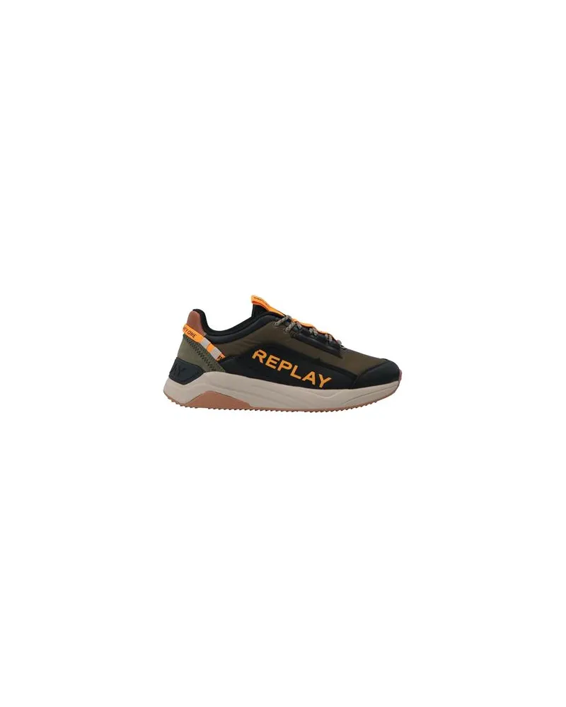 Replay SCHUHE - Sneakersauf YOOX.COM Militärgrün