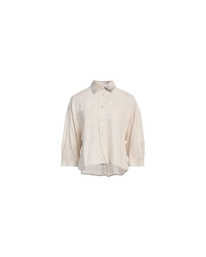 Brunello Cucinelli TOPS - Hemdenauf YOOX.COM Beige