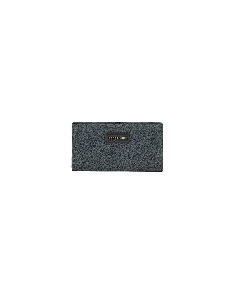 Borbonese Kleinlederwaren - Brieftaschenauf YOOX.COM Dunkelgrün