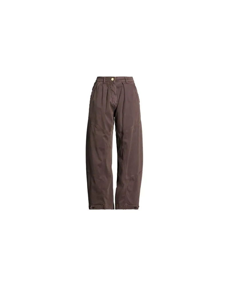 Pinko HOSEN & RÖCKE - Hosenauf YOOX.COM Schokobraun