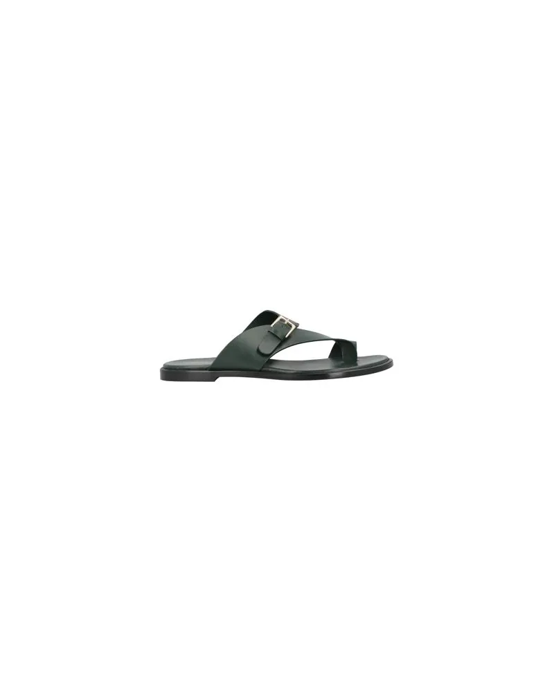 Emporio Armani SCHUHE - Zehentrennerauf YOOX.COM Dunkelgrün