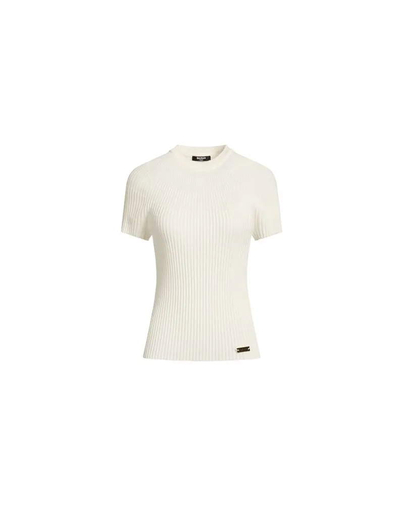 Balmain STRICKWAREN - Pulloverauf YOOX.COM Cremeweiß