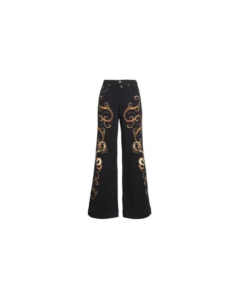 Versace Jeans HOSEN & RÖCKE - Jeanshosenauf YOOX.COM Schwarz