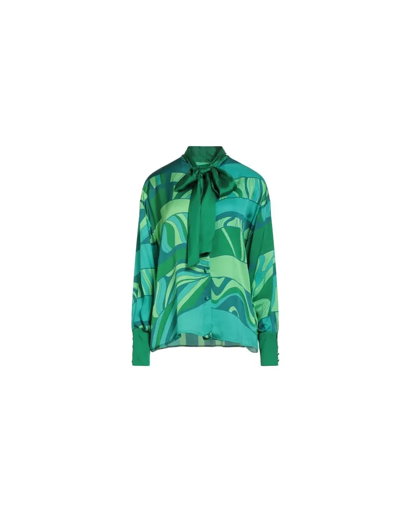 Pink Memories TOPS - Hemdenauf YOOX.COM Smaragdgrün