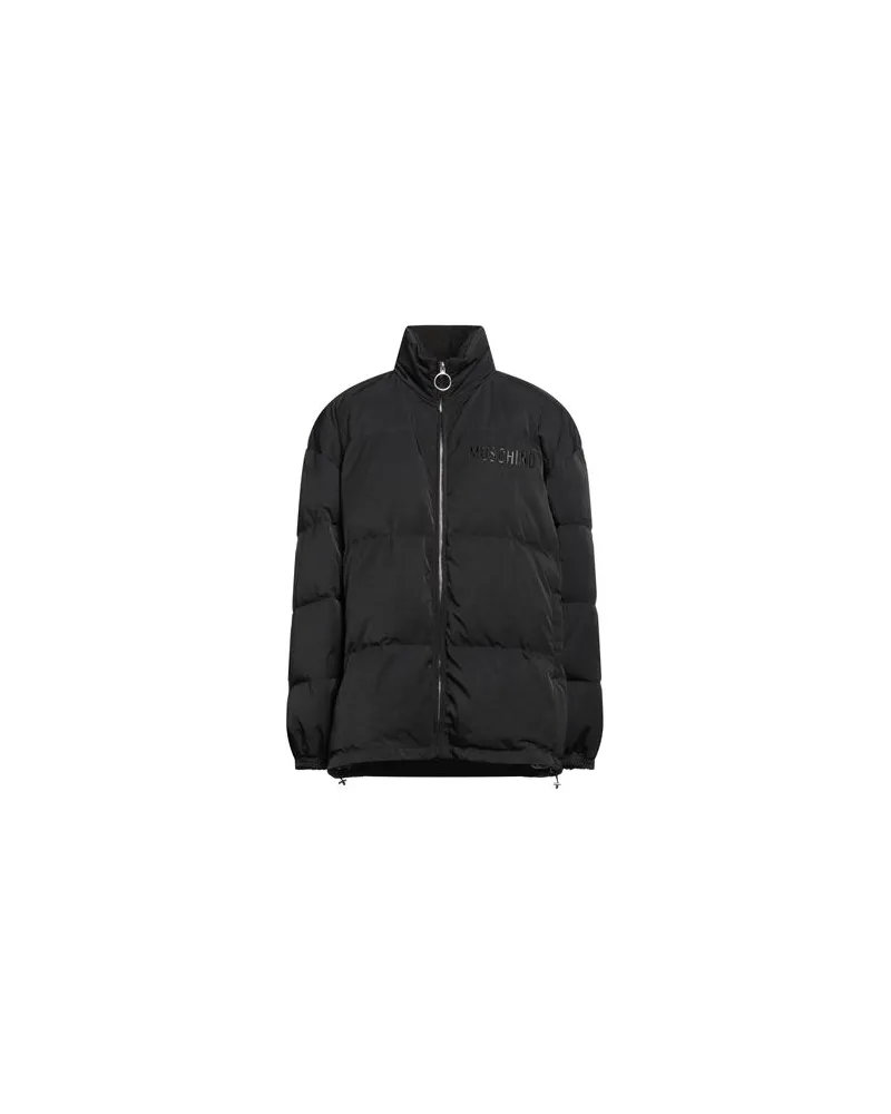 Moschino JACKEN & MÄNTEL - Pufferjacken & Daunenjackenauf YOOX.COM Schwarz