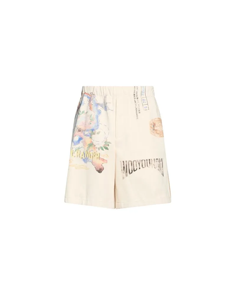 Wooyoungmi HOSEN & RÖCKE - Shorts & Bermudashortsauf YOOX.COM Cremeweiß