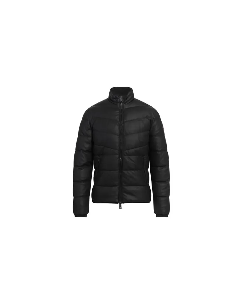 Guess JACKEN & MÄNTEL - Pufferjacken & Daunenjackenauf YOOX.COM Schwarz