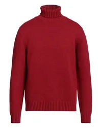 ARAGONA Rollkragenpullover Rot