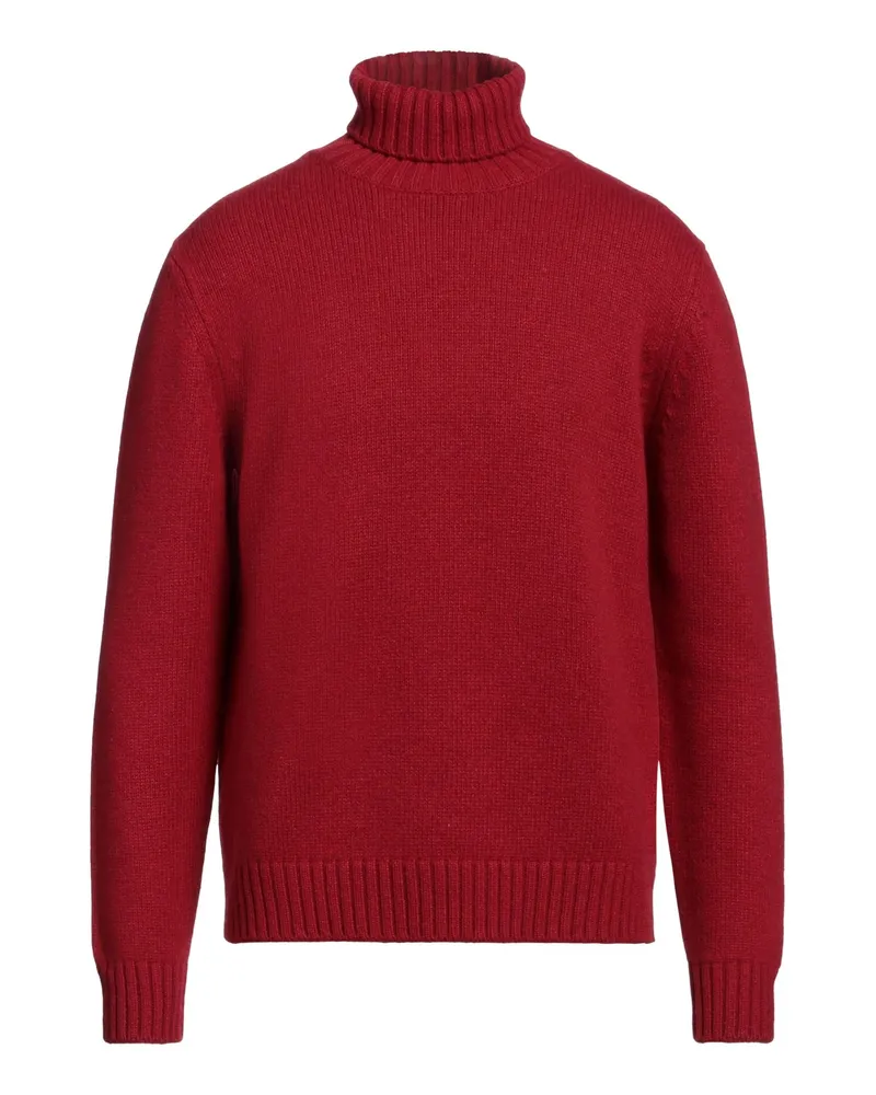 ARAGONA Rollkragenpullover Rot