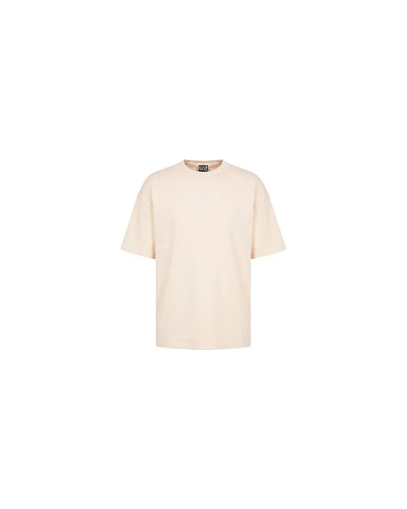 EA7 TOPS - T-shirtsauf YOOX.COM Cremeweiß