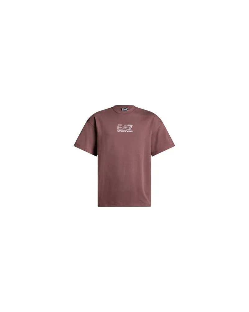 EA7 TOPS - T-shirtsauf YOOX.COM Schokobraun