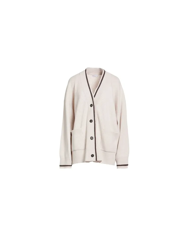 Brunello Cucinelli STRICKWAREN - Strickjackenauf YOOX.COM Beige