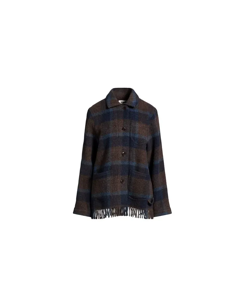 YMC JACKEN & MÄNTEL - Mäntelauf YOOX.COM Dunkelbraun