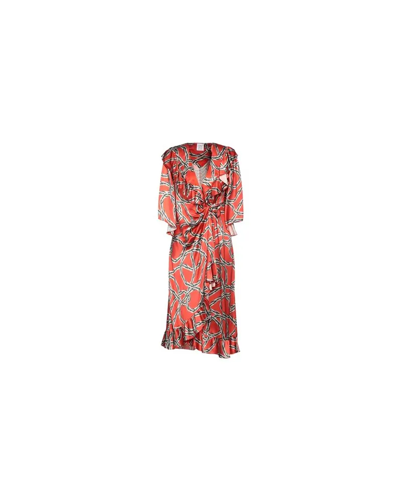 VETEMENTS KLEIDER - Midi-Kleiderauf YOOX.COM Rot